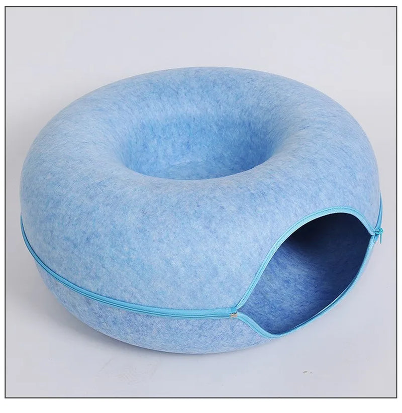 CozyDonut™ Cat Tunnel Bed