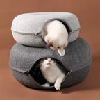 CozyDonut™ Cat Tunnel Bed