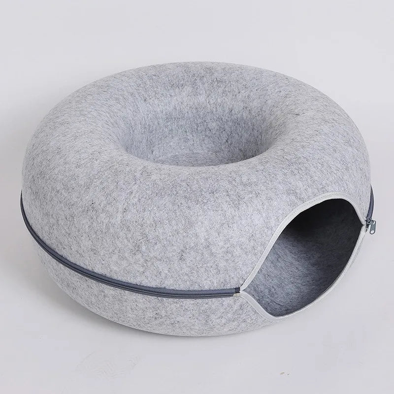 CozyDonut™ Cat Tunnel Bed