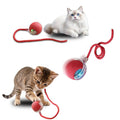 3Pcs Dreamcat Interactive Cat Toys Balls for Indoor Cats 2026 New Motion Activated with 360° Smart Automatic Rolling USB Charging Red Toy with Standby Chirping for Bored Kitten Pet Cats Dogs App Control