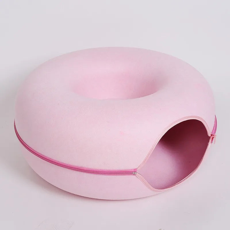 CozyDonut™ Cat Tunnel Bed