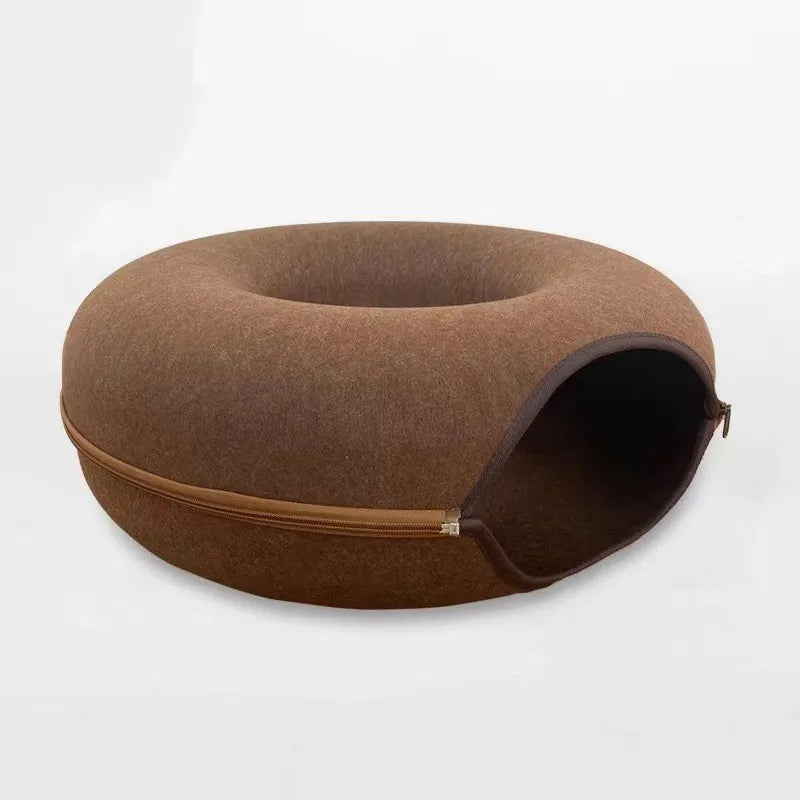 CozyDonut™ Cat Tunnel Bed