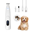 Professional Pet Grooming Trimmer with LED Light Low Noise USB Rechargeable for Safe Trimming on Paw Ear Face & More